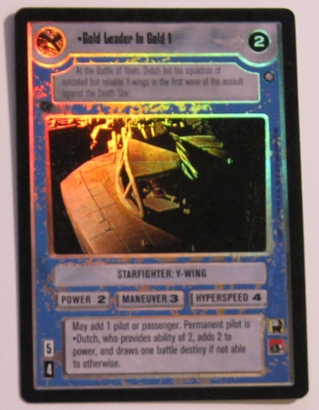 Gold Leader In Gold 1 (FOIL)