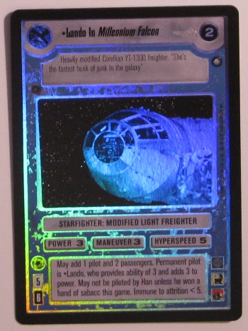 Lando in Millennium Falcon (FOIL)