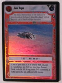 star wars ccg reflections ii foil lone rogue foil