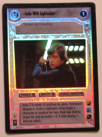 Luke With Lightsaber (FOIL)