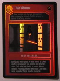 star wars ccg reflections ii foil vader s obsession foil