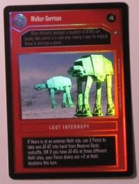 star wars ccg reflections ii foil walker garrison foil