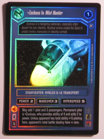 Zuckuss In Mist Hunter (FOIL)