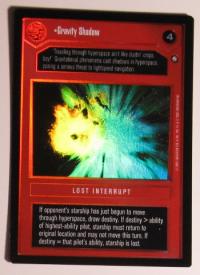 star wars ccg reflections iii foil gravity shadow foil