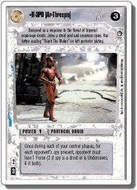 star wars ccg hoth revised r 3po wb