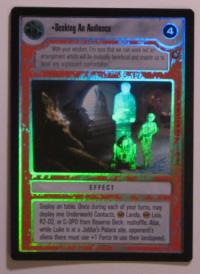 star wars ccg reflections iii foil seeking an audience foil