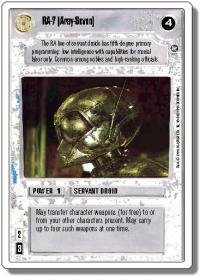 star wars ccg a new hope revised ra 7 wb