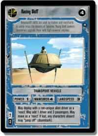 star wars ccg anthologies sealed deck premium racing skiff light