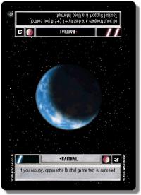 star wars ccg dagobah revised raithal dark wb