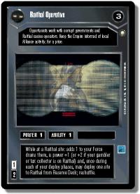 star wars ccg special edition raithal operative