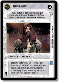 star wars ccg special edition ralltiir operative