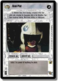 star wars ccg premiere unlimited rebel pilot wb