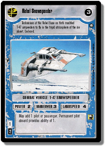 Rebel Snowspeeder (WB)