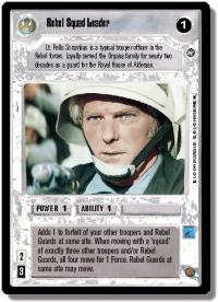 star wars ccg a new hope limited rebel squad leader