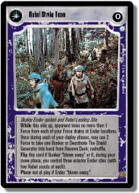 star wars ccg endor rebel strike team