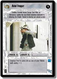 star wars ccg premiere unlimited rebel trooper wb