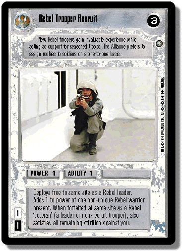 Rebel Trooper Recruit