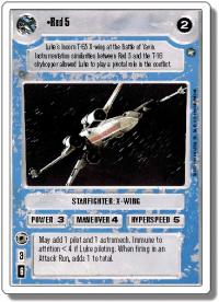 star wars ccg a new hope revised red 5 wb