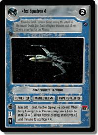 star wars ccg death star ii red squadron 4