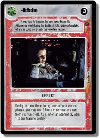 star wars ccg dagobah limited reflection