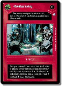 star wars ccg endor relentless tracking