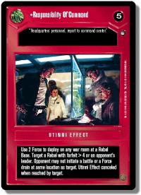 star wars ccg hoth limited responsibility of command