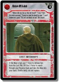 star wars ccg premiere limited return of a jedi