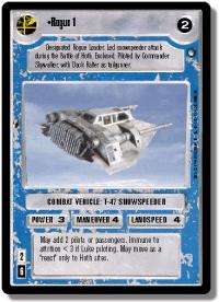 star wars ccg hoth limited rogue 1