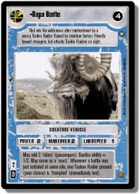 star wars ccg a new hope limited rogue bantha