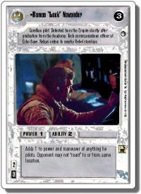 star wars ccg hoth revised romas lock navander wb