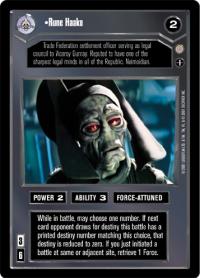 star wars ccg coruscant rune haako