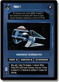 star wars ccg death star ii saber 1