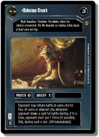 star wars ccg jabbas palace salacious crumb