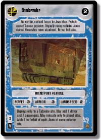 star wars ccg premiere limited sandcrawler light