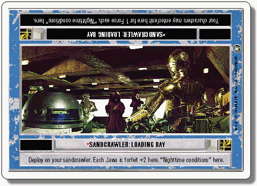 Sandcrawler: Loading Bay (WB)
