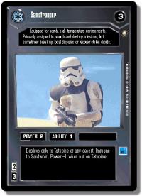 star wars ccg special edition sandtrooper