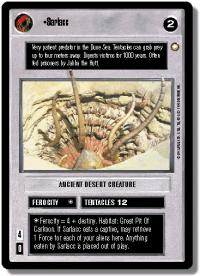 star wars ccg special edition sarlacc