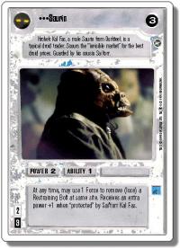 star wars ccg a new hope revised saurin wb