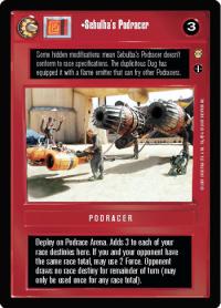 star wars ccg tatooine sebulba s podracer