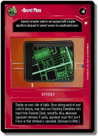 star wars ccg reflections iii premium secret plans