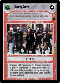 star wars ccg coruscant security control
