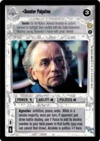 star wars ccg coruscant senator palpatine ai