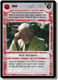 star wars ccg premiere unlimited sense light wb