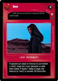 star wars ccg coruscant sense dark