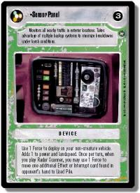 star wars ccg a new hope limited sensor panel