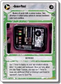 star wars ccg a new hope revised sensor panel wb