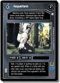 star wars ccg endor sergeant barich