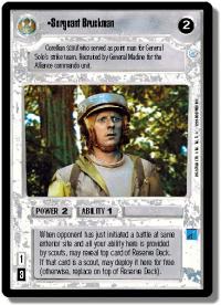 star wars ccg endor sergeant bruckman