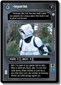 star wars ccg endor sergeant elsek