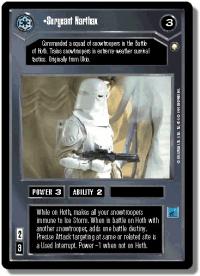 star wars ccg special edition sergeant narthax